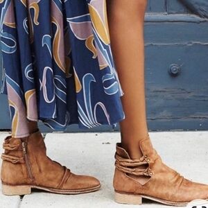Free People "Landslide" Ankle Boots Size 40